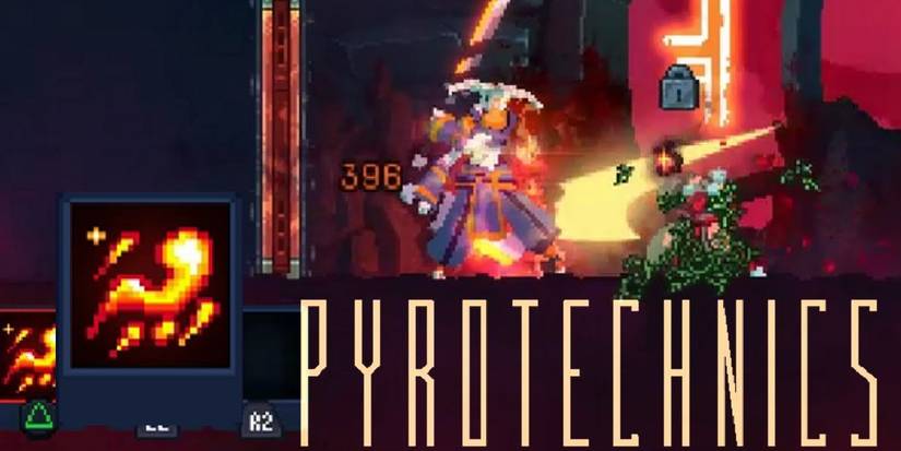 magic type ranged weapon that shoots fire in a combo attack.