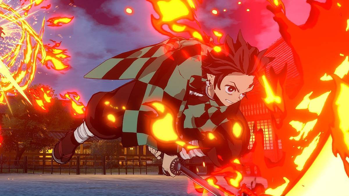 demon slayer tanjiro fire