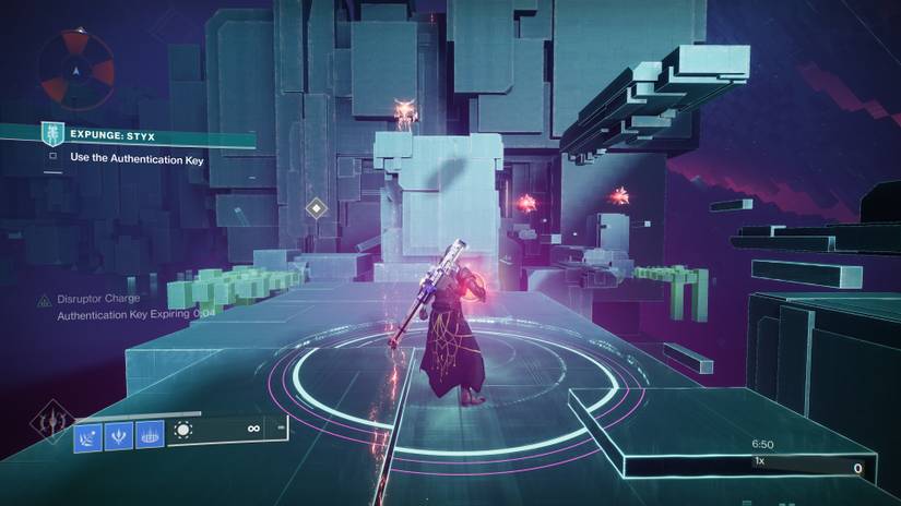 expunge styx guardian holding key orb in ring