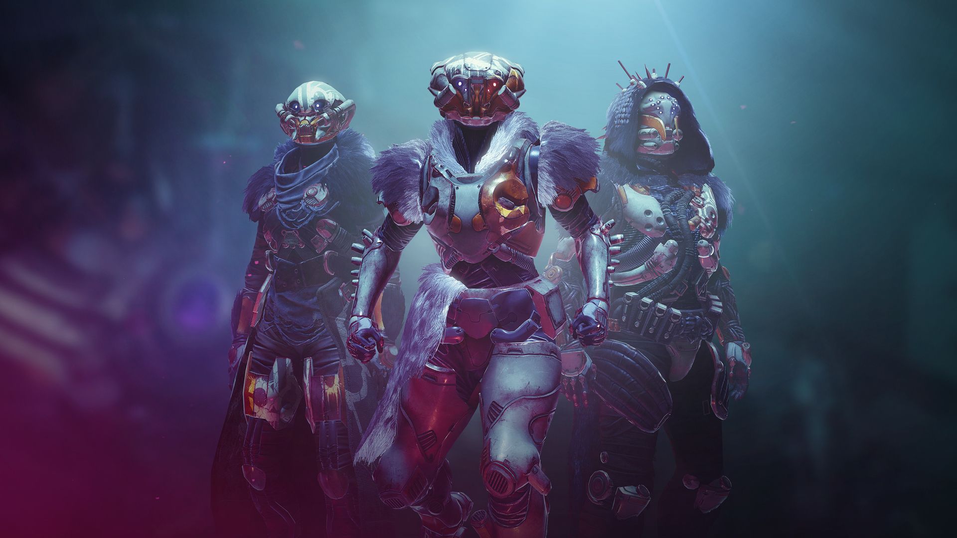 guardians wearing season of the splicer lightkin armor
