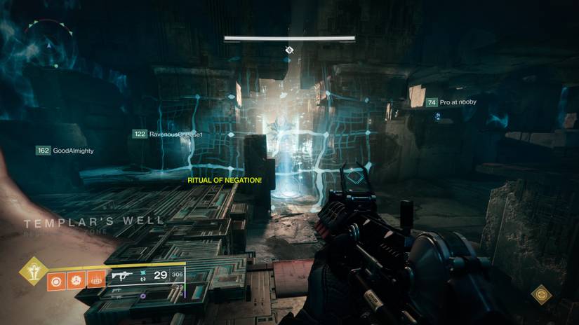 vault of glass confluxes encounter templar ritual of negation pulse