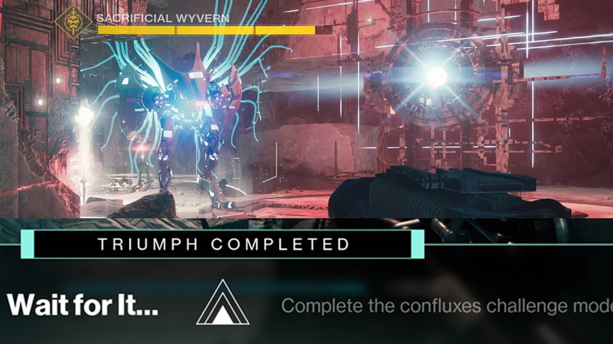 vault of glass conflux encounter vex wyvern sacrificing itself