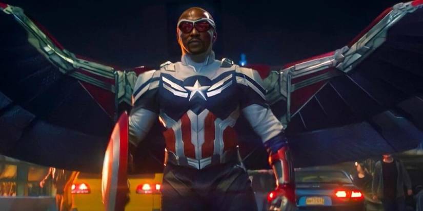 Anthony Mackie as Sam Wilson Captain America in Falcon and the Winter Soldier