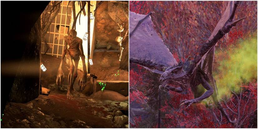 a wendigo and a scorchbeast.