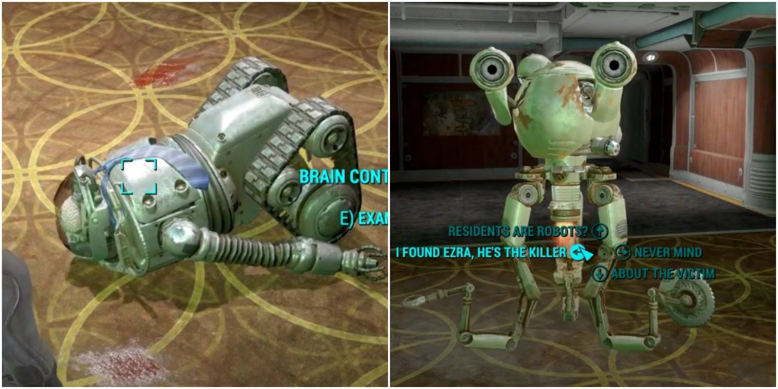 dead robot and a live mister handy.