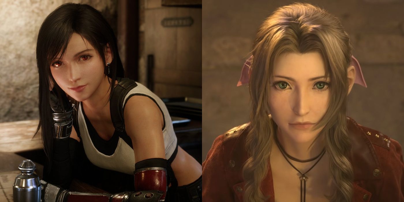 image of both tifa and aerith from final fantasy 7 remake