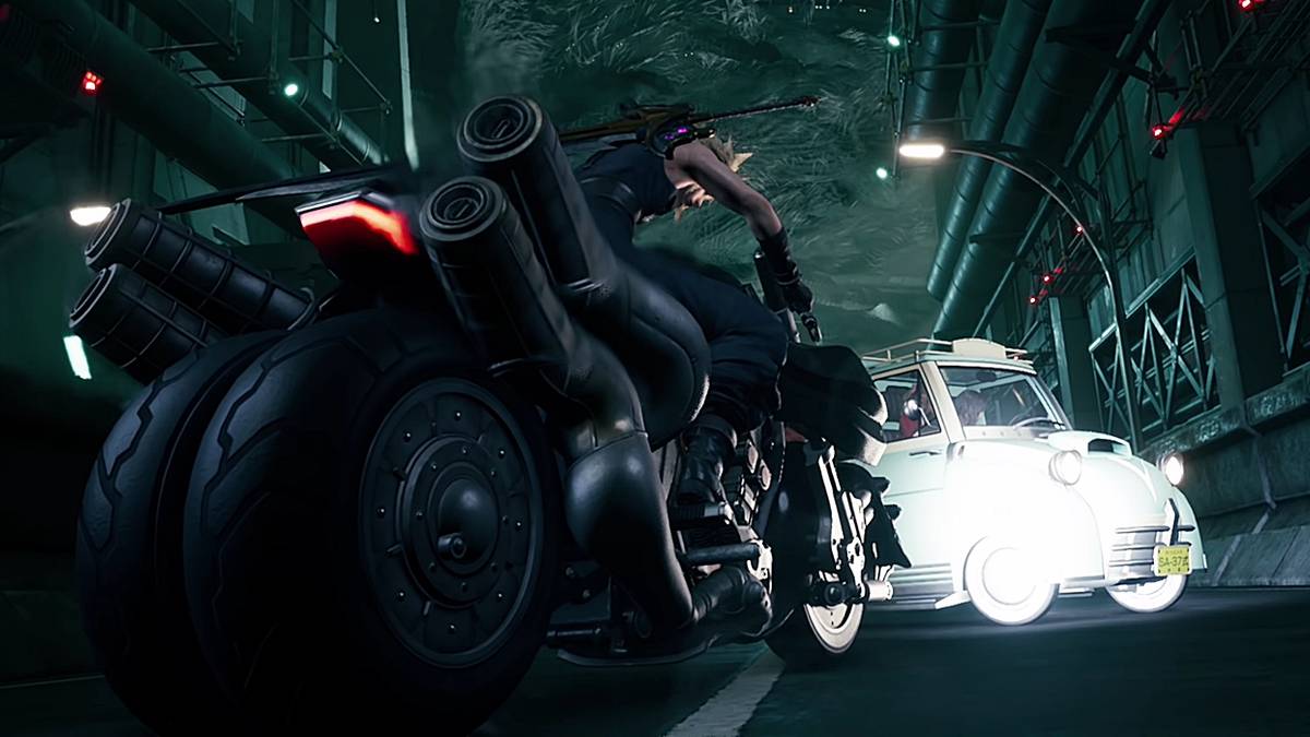 ff7 remake cloud bike truck