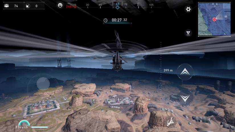 The beginning of a match in Final Fantasy VII The First Soldier