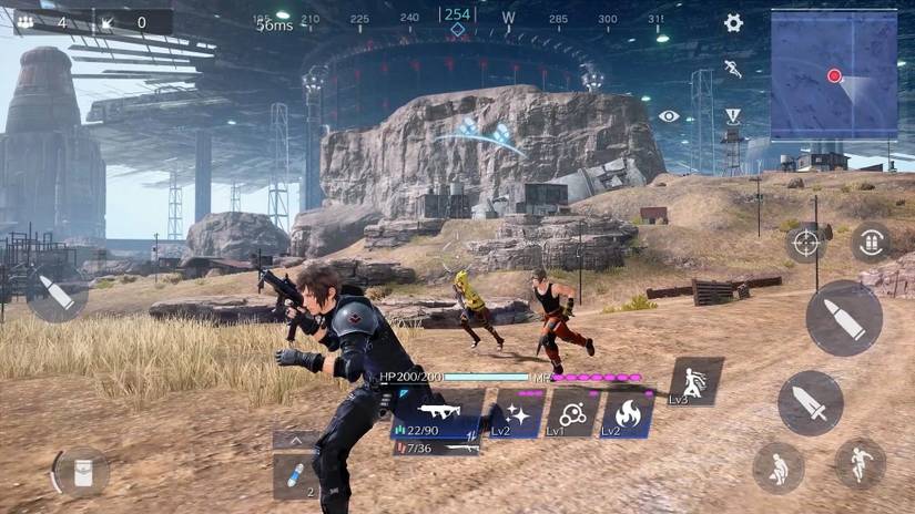 Team play in Final Fantasy VII The First Soldier