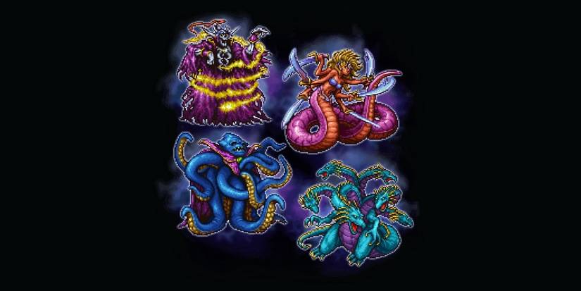 The Four Elemental Archfiends in Final Fantasy Origin