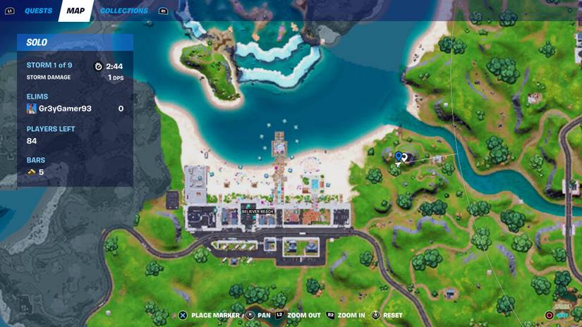 fortnite believer beach