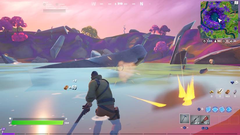 fortnite break stone