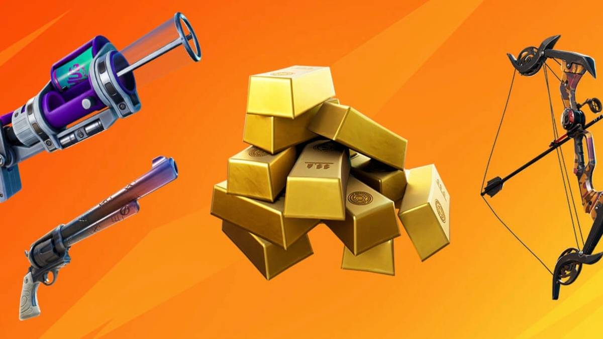 fortnite gold weapons