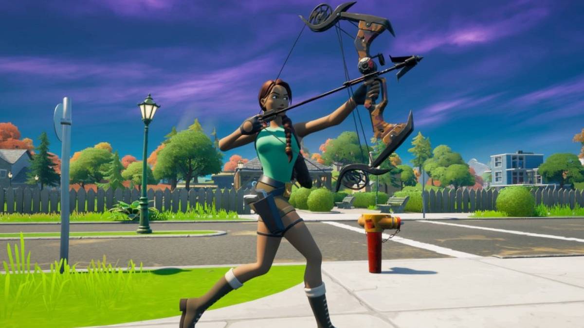 fortnite lara croft bow