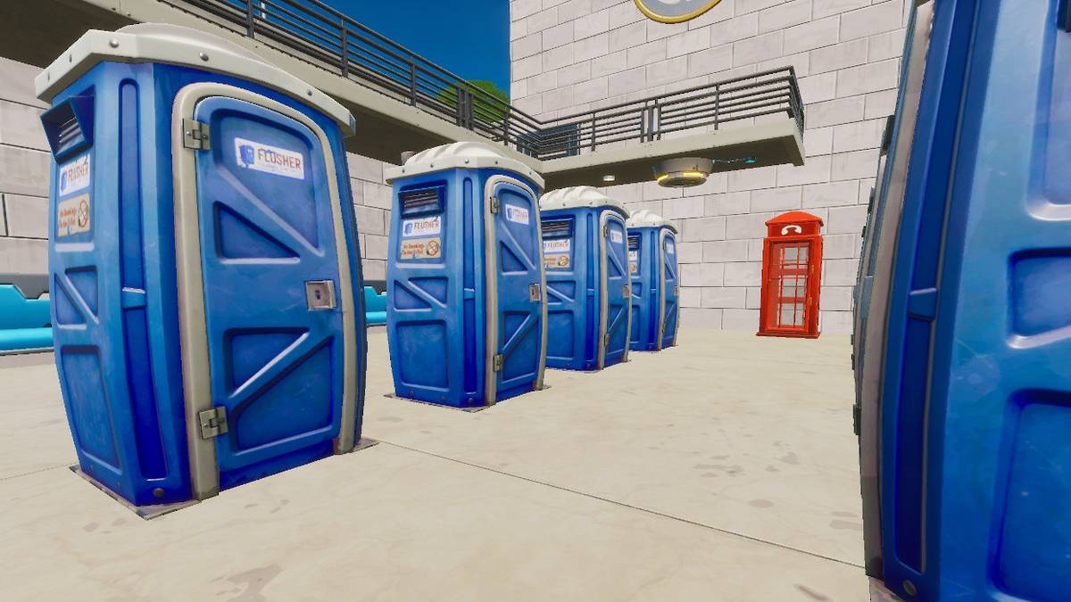 fortnite porta potties