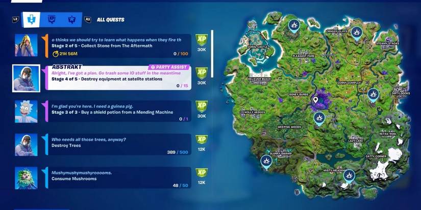 fortnite satellite station locations