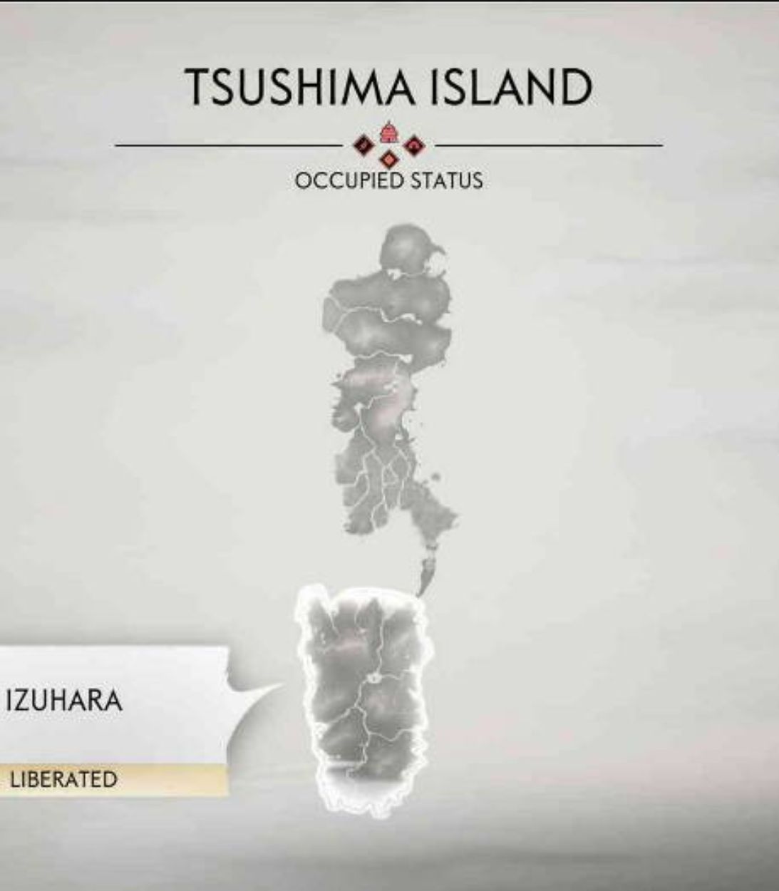 ghost of tsushima vertical world map