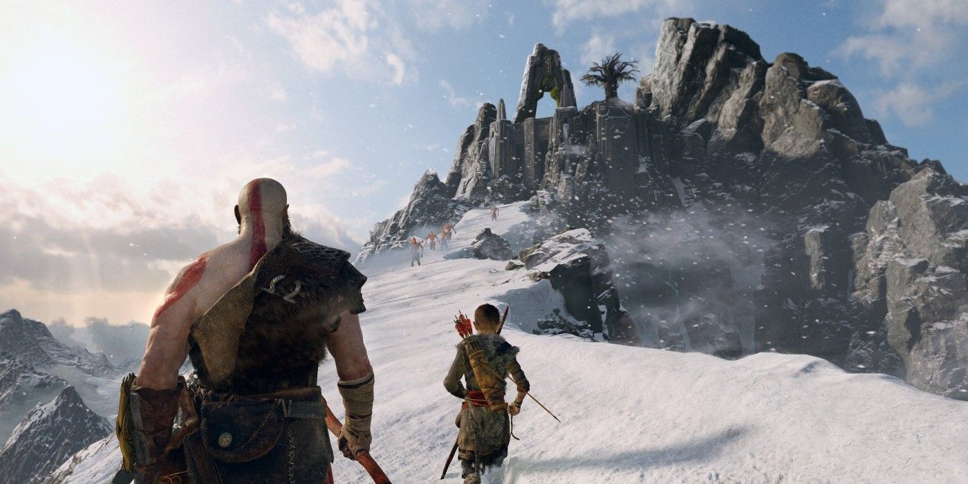 Kratos and Atreus in God of War 2018.