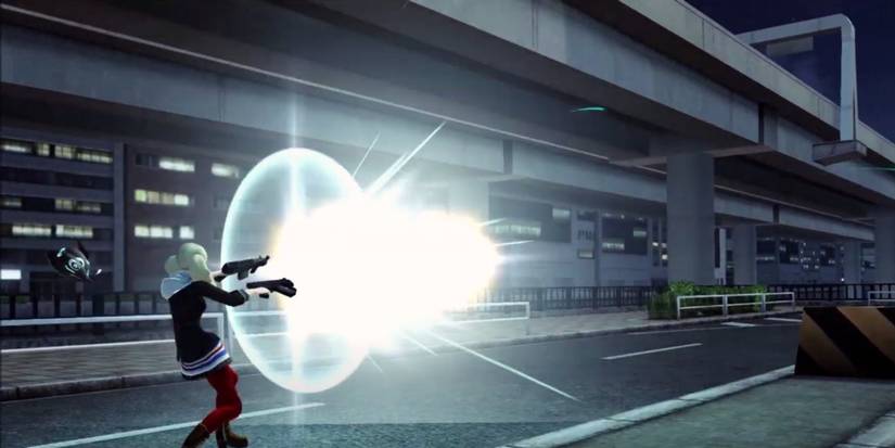 shooting a gun in training