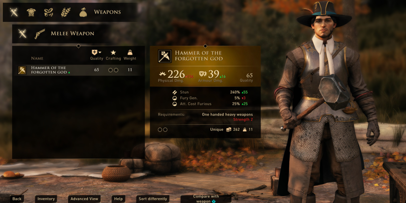 hammer of the forgotten god.