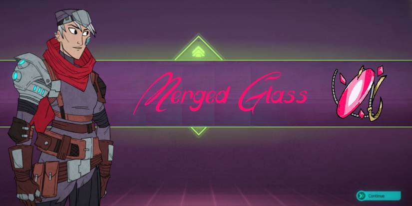 battle graft that is a shiny piece of pink glass that lets players keep defense between turns.