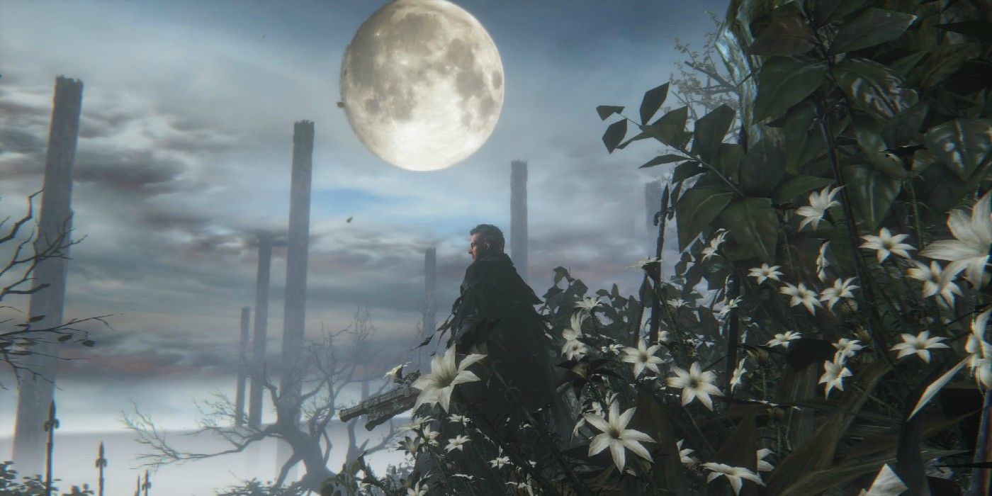 bloodborne hunters dream moon screenshot