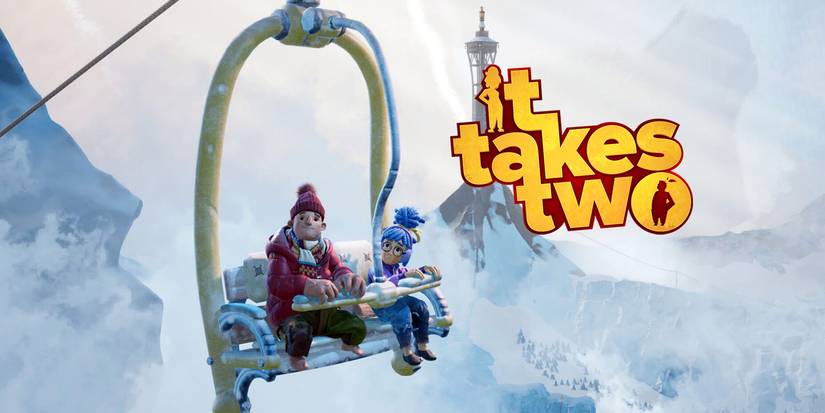 It Takes Two Cody and May on ski lift