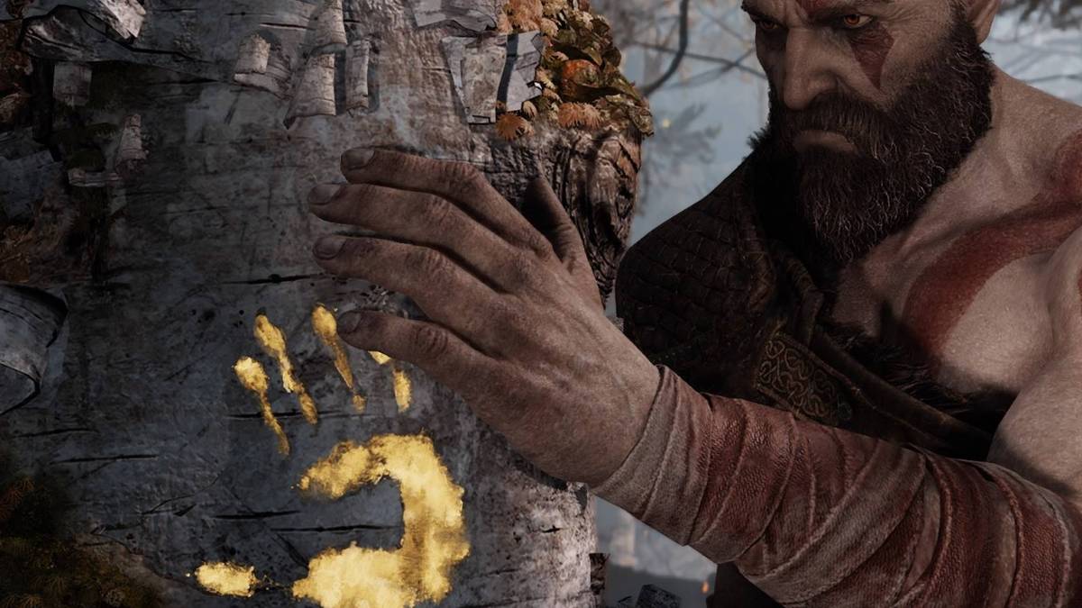 kratos god of war faye hand sign