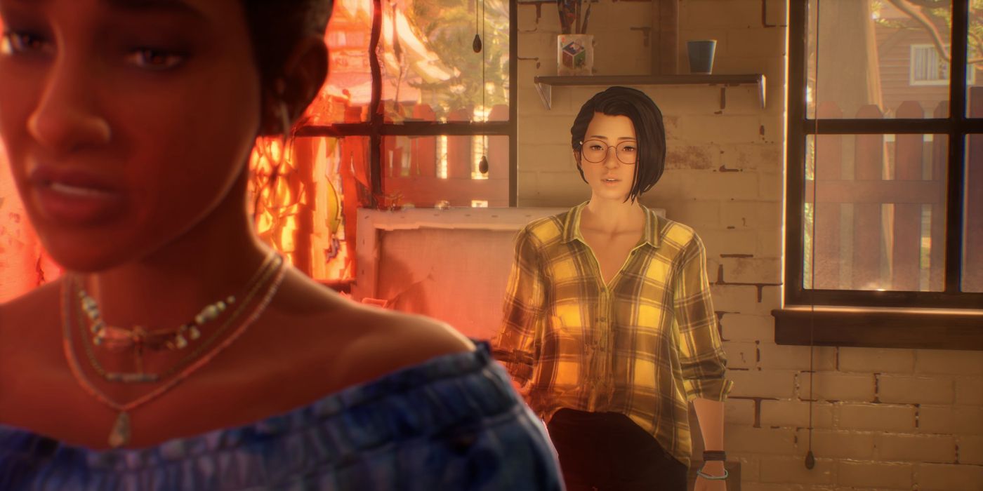 Life is Strange character turning her back on someone