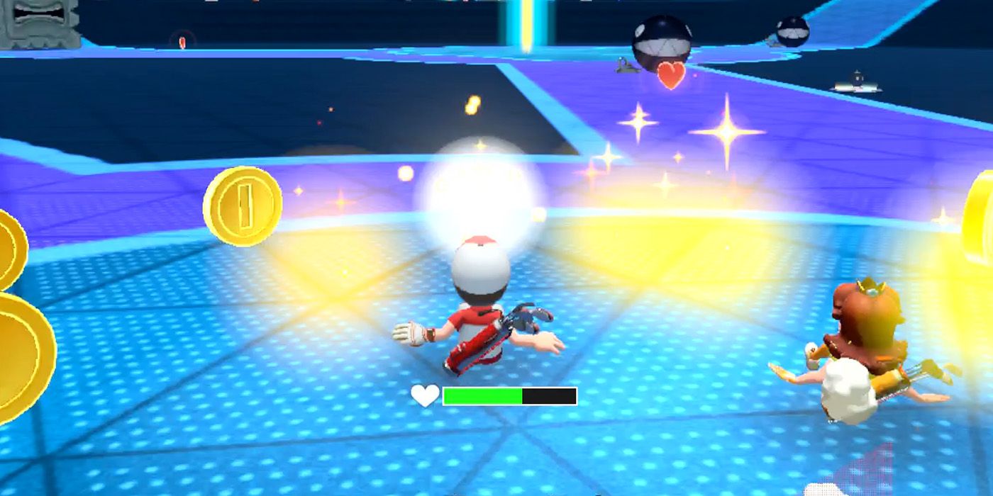 A mistimed special dash in Mario Golf: Super Rush