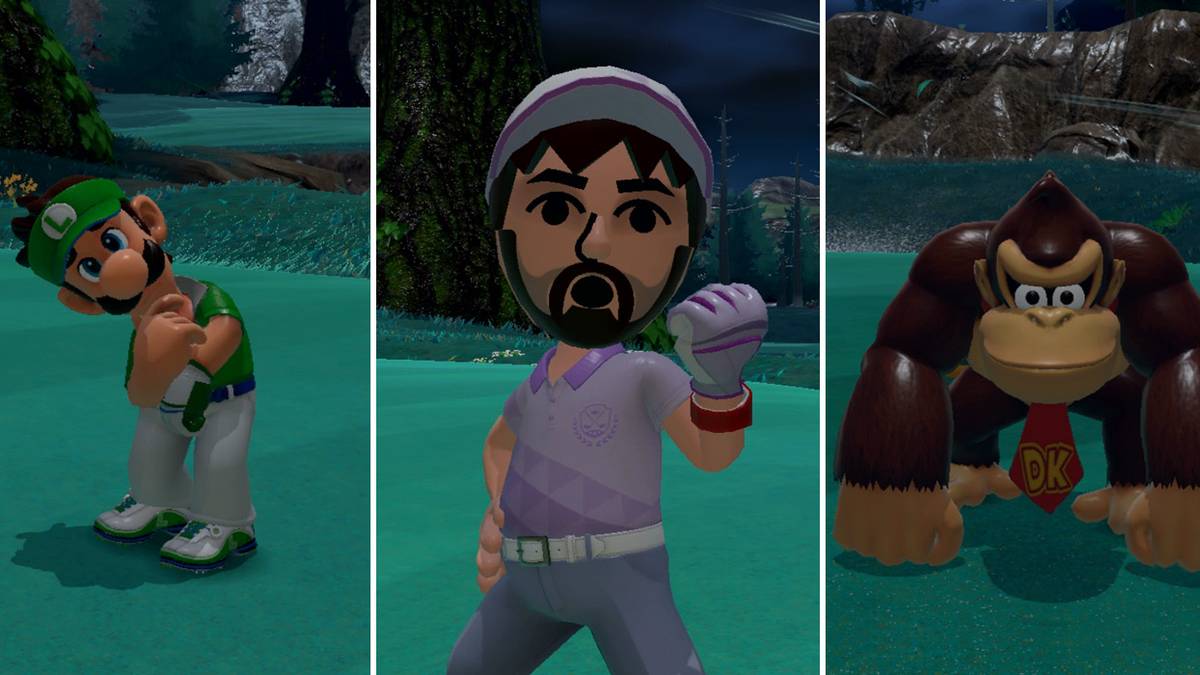 Beating Luigi and Donkey Kong in Mario Golf: Super Rush
