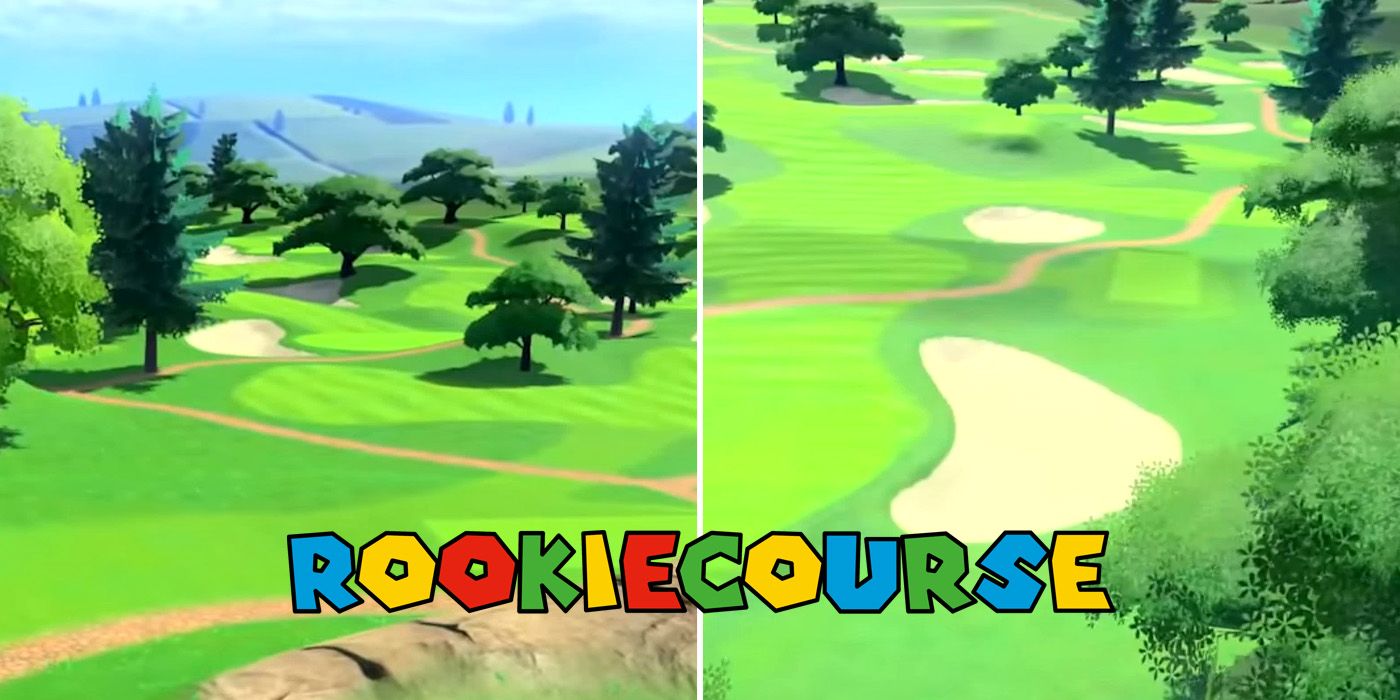 The Rookie Course in Mario Golf: Super Rush