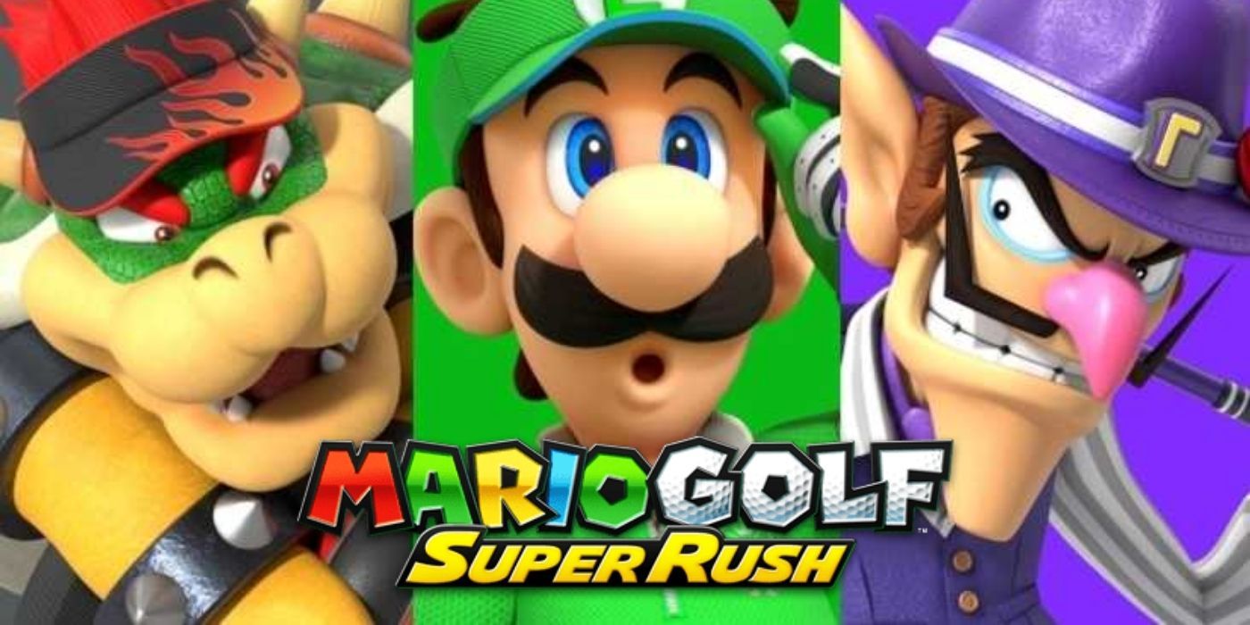 Mario Golf Super Rush ball spins around hole infinitely