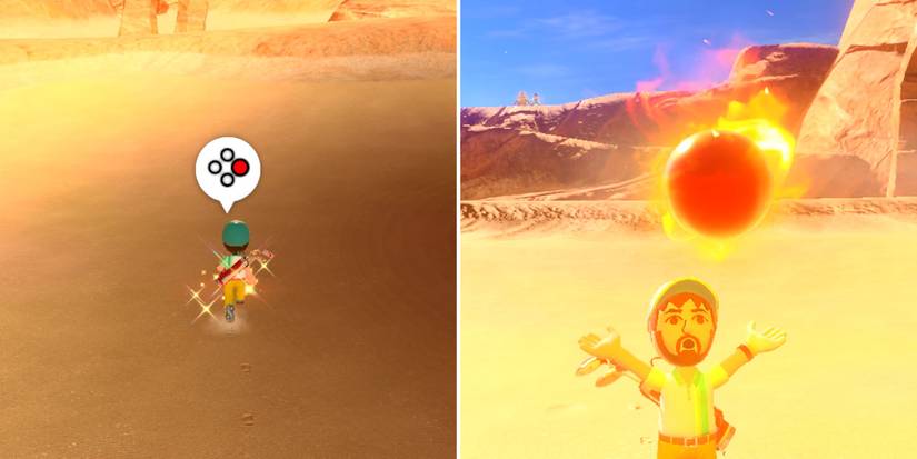 Summoning The Sacred Flamebeast in Mario Golf: Super Rush