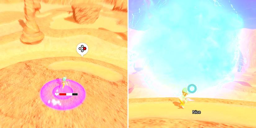 Phase 2 Of The Sacred Flamebeast Battle in Mario Golf: Super Rush