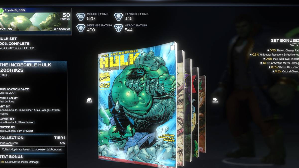 Hulk Comic Reward