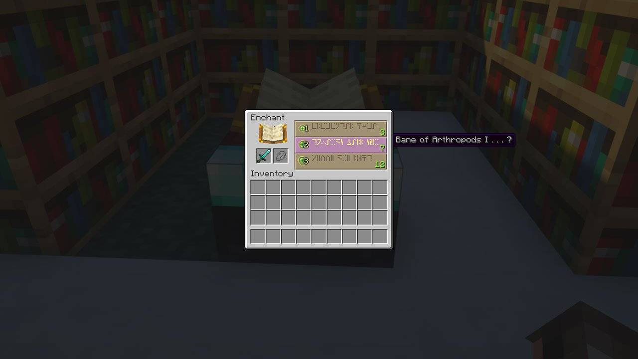 Minecraft What Does Bane Of Arthropods Do
