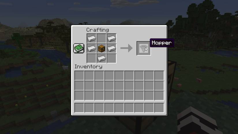 How to craft a Hopper in Minecraft