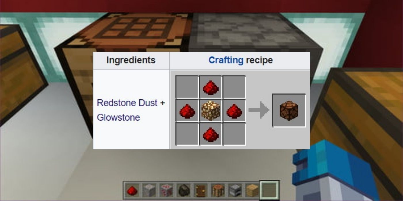 How to make redstone lamp