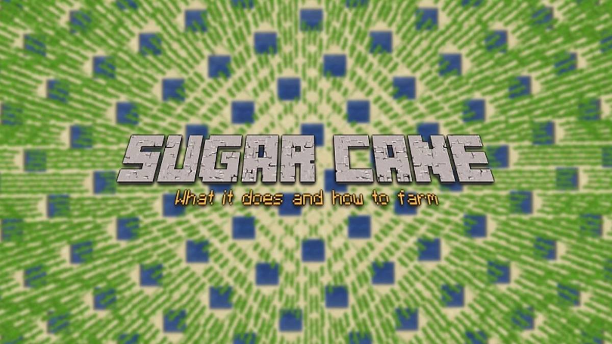 minecraft sugar cane farm guide