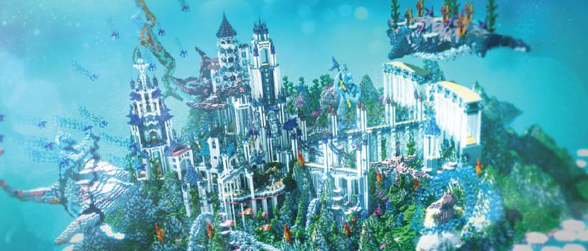 Giant underwater structure