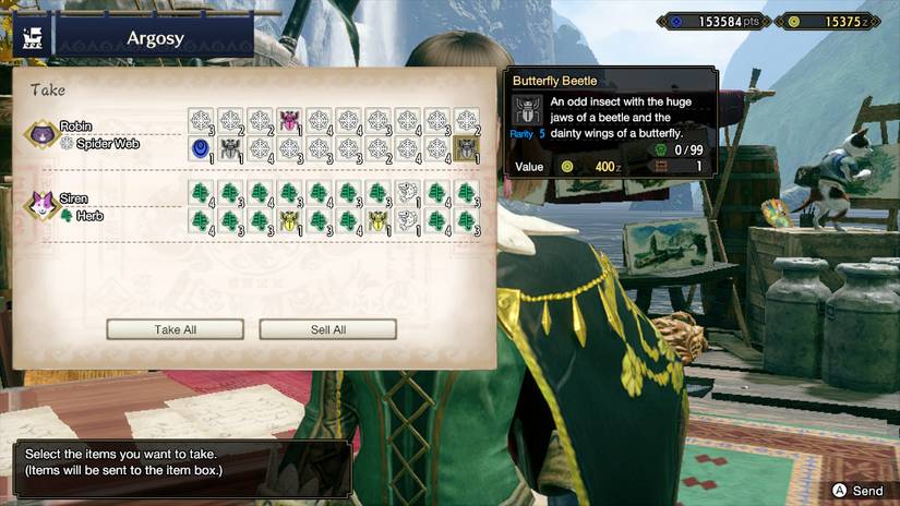 monster hunter rise argosy menu 1