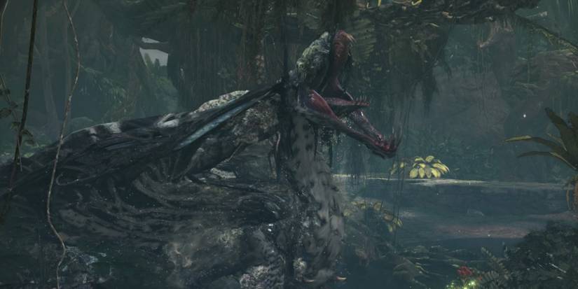 Monster Hunter World Blackveil Vaal Hazak Swamp