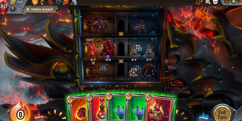 looking over cards in Monster Train