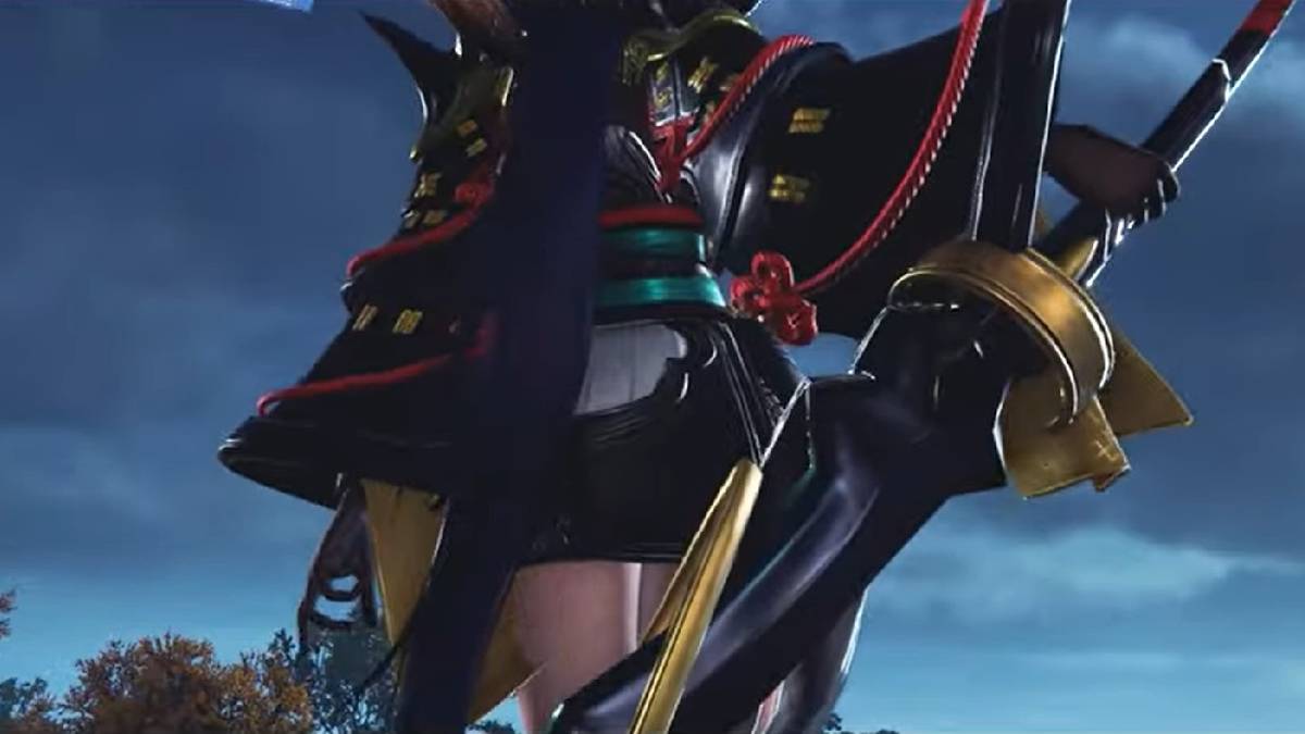 Screenshot of Naraka Bladepoint pre-order trailer showcasing Yoto Hime