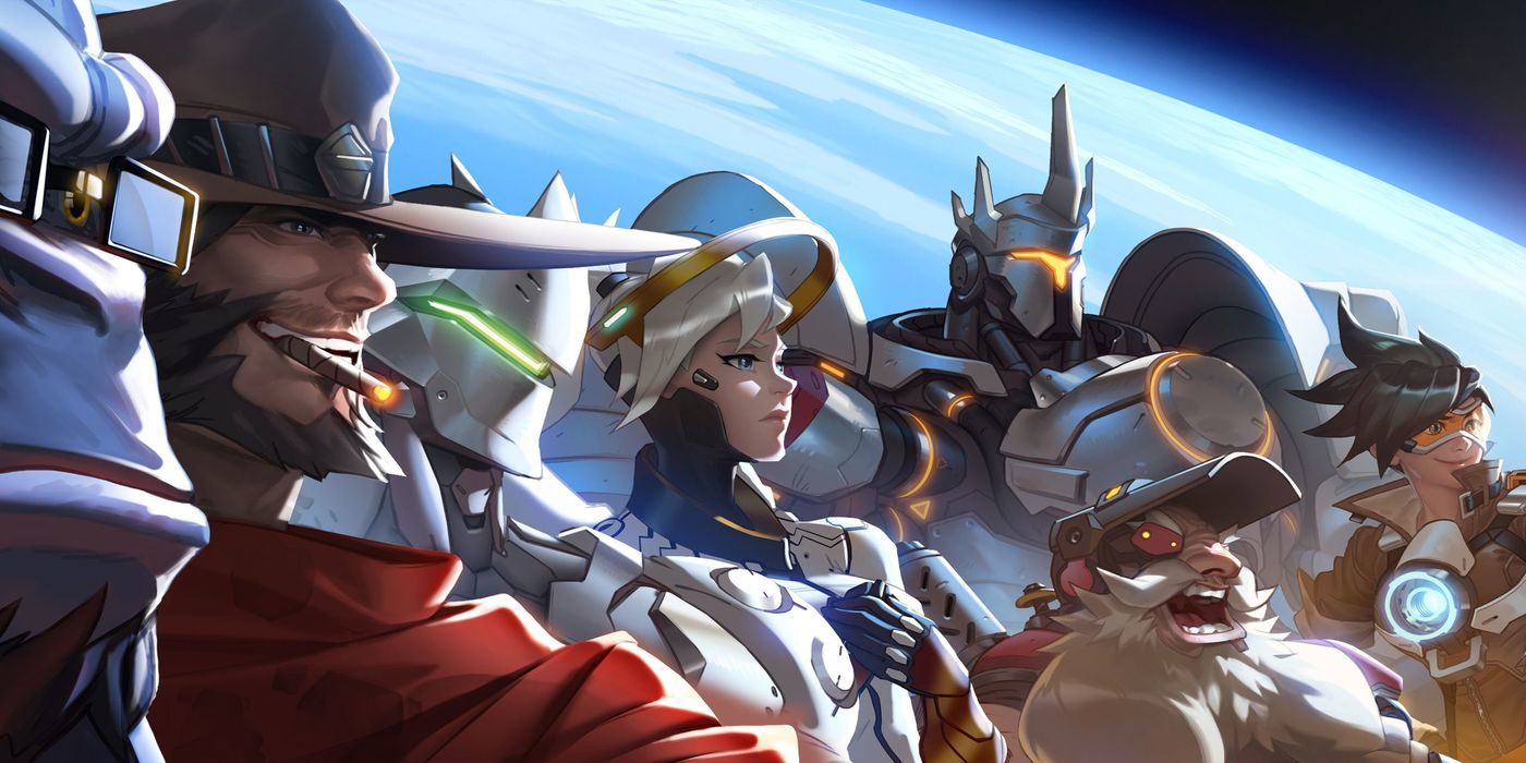 overwatch heroes key art lineup