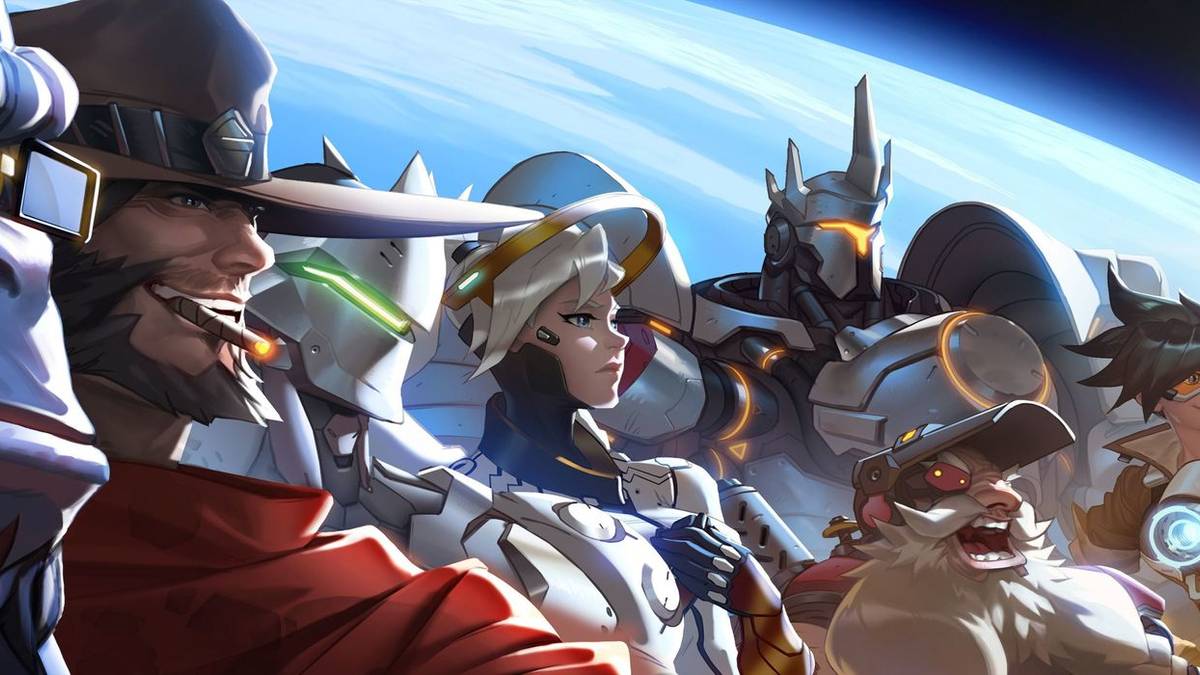 overwatch heroes key art lineup