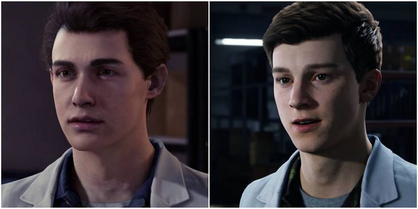 peter parker split image