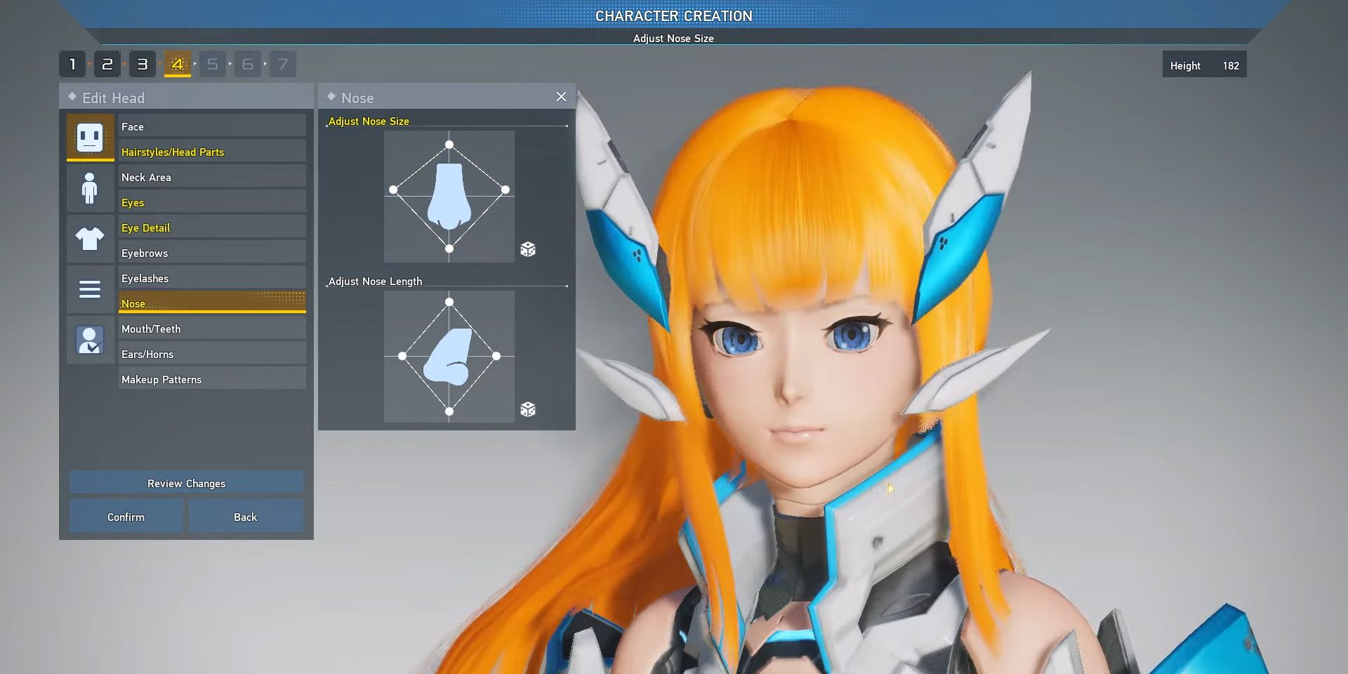 Character creation in Phantasy Star Online New Genesis