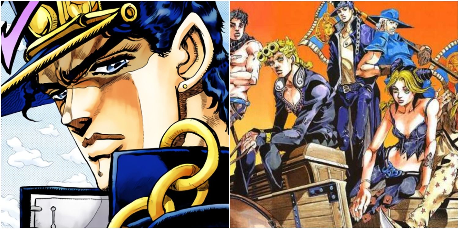 Protagonists from JJBA